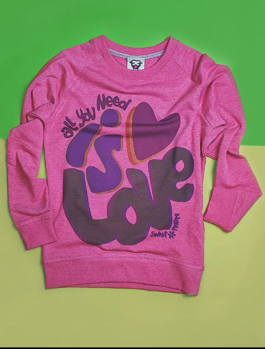 Sweat Shirt IS LOVE - SWEET PARIPé