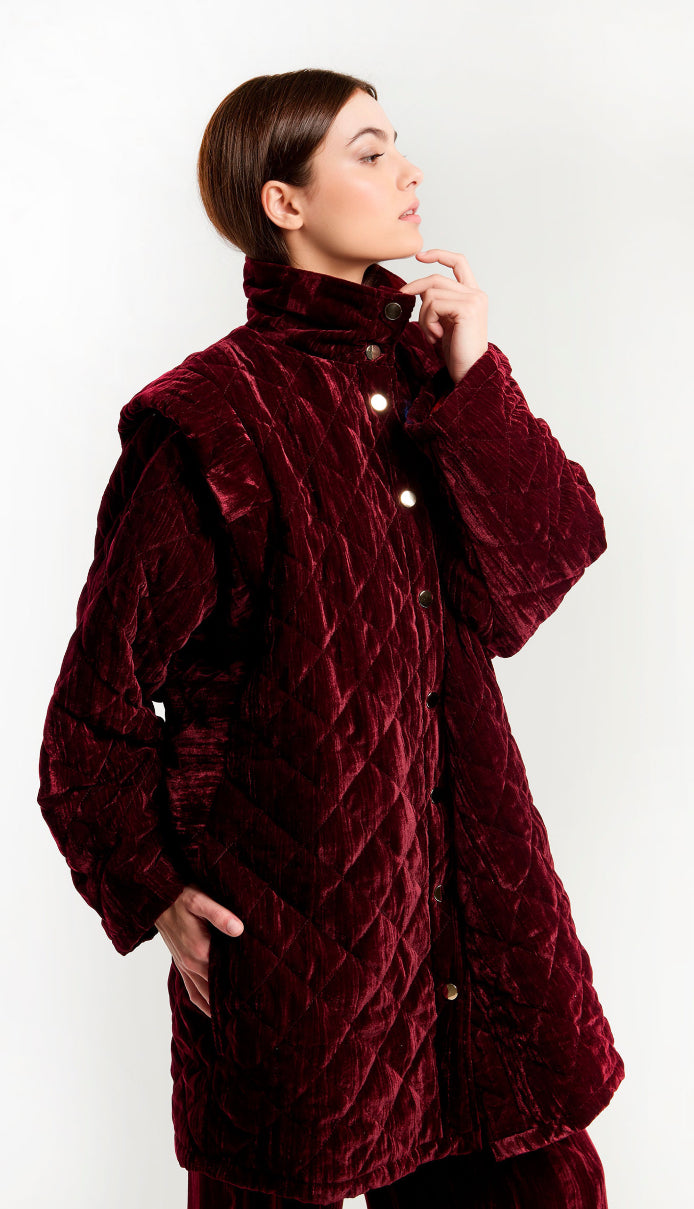 Manteau bordeaux COUMBA - WILD