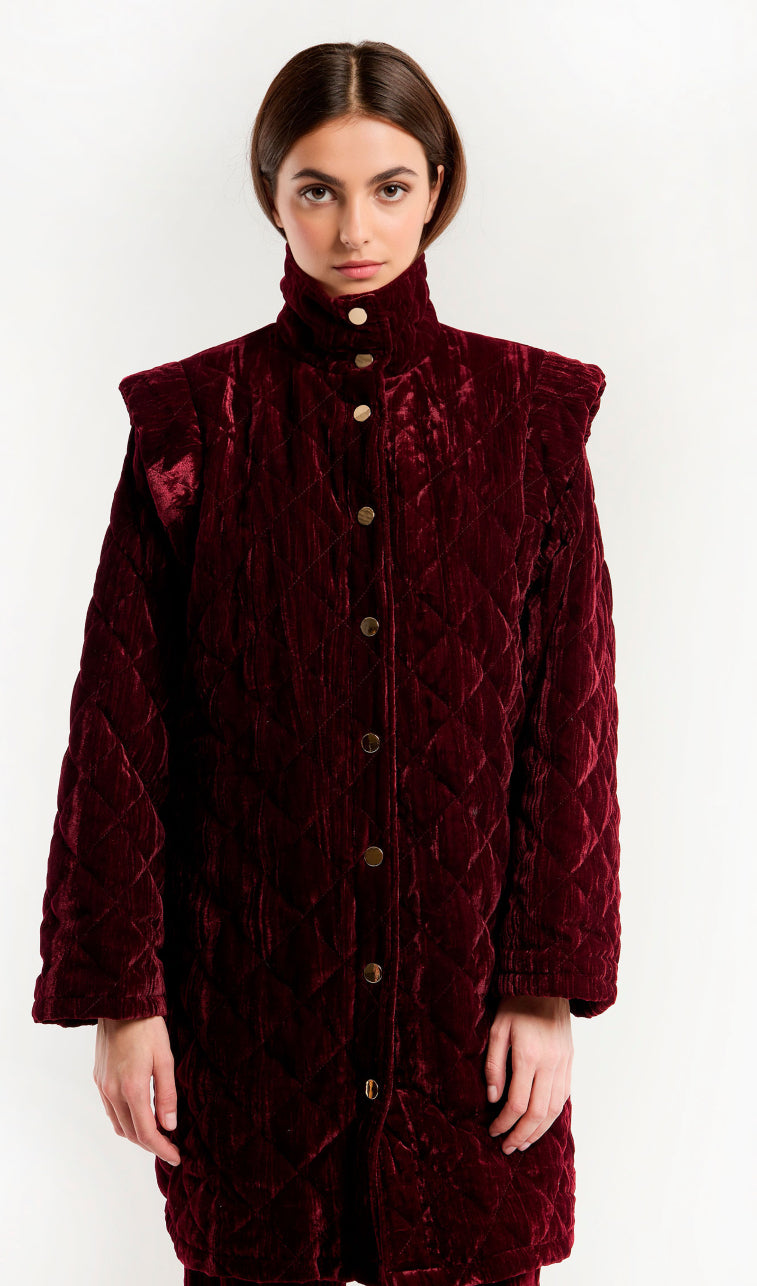 Manteau bordeaux COUMBA - WILD