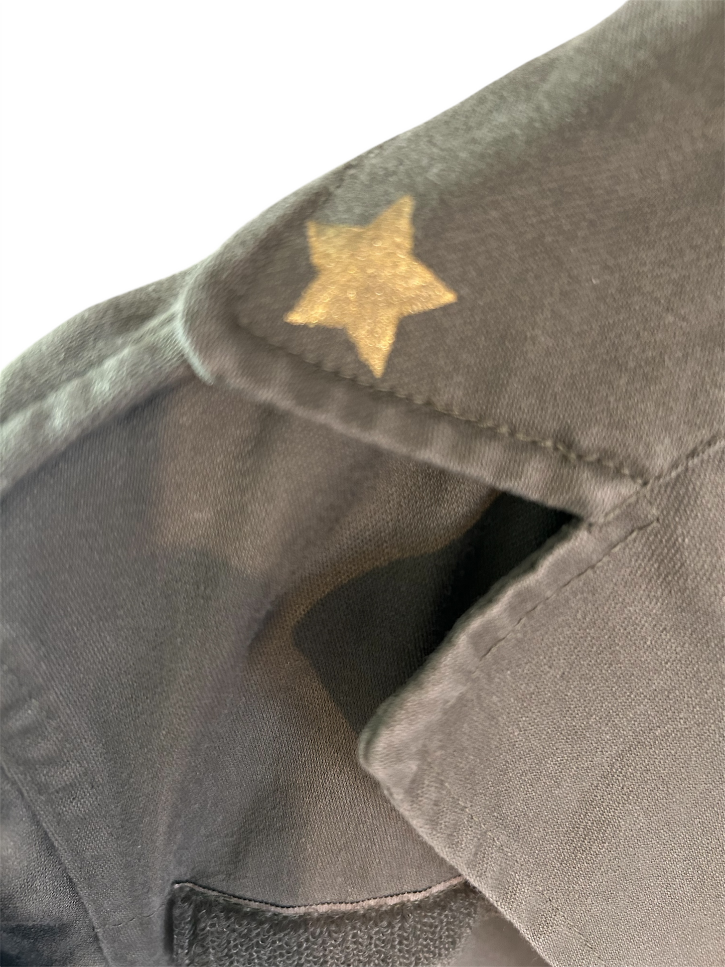 Veste militaire customisée « Zèbre » -Artisanat français